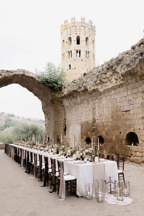 The 21 Most Romantic Castle Wedding Venues - Green Wedding Shoes Gruene Estate, Hammond Castle, Open Air Chapel, Open Air Wedding, Nola Wedding, Castle Wedding Venue, Castles In Scotland, Modern Party, Wedding Party Ideas