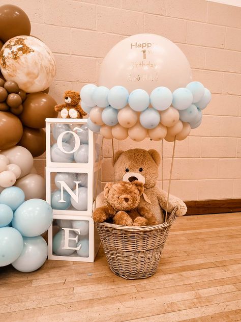 Teddy bear birthday shop | CatchMyParty.com Teddy Bear Birthday Backdrop, Teddy Bear Birthday Decorations, Bear Birthday Party Ideas, Teddy Bear Birthday Theme, Birthday Teddy Bear, Teddy Bear Birthday Party, Boho Birthday Party, Bear Cake Topper, Teddy Bear Birthday