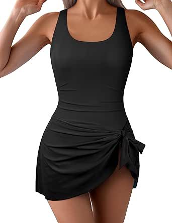 Hilor Women's Underwire One Piece Swimdress Tummy Control Swim Dress Bathing Suits Slimming Skirt Swimsuits Dress Bathing Suits, Underwire One Piece, Bathing Suit Dress, Skirt Swimsuit, Luxury Store, Swim Dress, Bathing Suits, Fashion Branding, Swimming