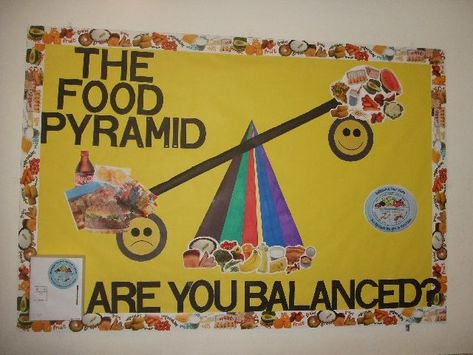 images+of+food+related+fall+bulletin+boards | Bulletin Board Ideas for Physical Education Cafeteria Bulletin Boards, Nutrition Bulletin Boards, Pe Bulletin Boards, Nurse Bulletin Board, Health Bulletin Boards, Food Bulletin Boards, School Nurse Office, School Nutrition, Pe Ideas