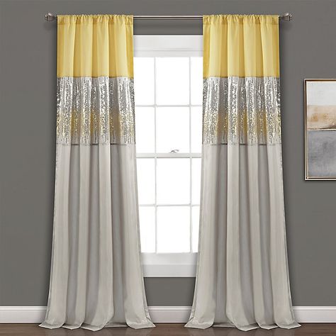 Sky Window, Contemporary Curtains, Grey Dining Room, Curtain Window, Luxury Curtains, Sky Collection, Bedroom Remodel, Lush Decor, Grey Dining