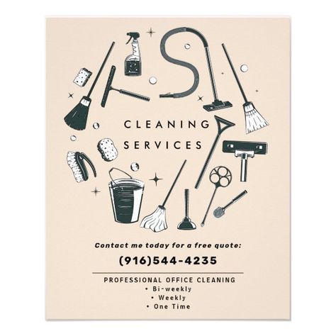 Create your own Flyer | Zazzle Cleaning Business Flyers, Cleaning Poster, Cleaning Services Flyer, Pink Cleaning, Cleaning Services Prices, Cleaning Agency, Cleaning Flyers, Cleaning Service Flyer, Cleaning Service Logo