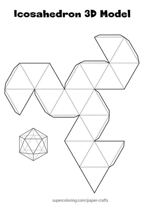 Icosahedron Template, Peppa Pig Colouring, Peppa Pig Coloring Pages, Turkey Coloring Pages, Minecraft Coloring Pages, Antoni Gaudi, Coloring Pages For Girls, Halloween Coloring Pages, Mandala Coloring Pages