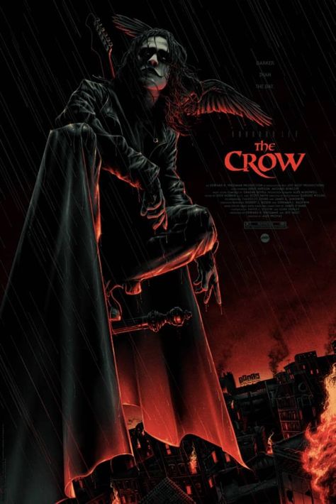 The Crow Movie, Crow Movie, Matt Ryan, Brandon Lee, Crow Art, Horror Movie Art, Horror Movie Posters, The Crow, Movie Poster Art