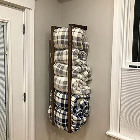 Organizational Blanket Holder, Blanket Towel Holder On Wall, Blanket Ladder, Blanket Rack Shelf, 36 inch, 48 inch, Various Finish, Handmade (English Chestnut, 36 inches) Ladder Blanket Holder, Blanket Storage Living Room, Bathroom Ladder, Blanket Holder, Blanket Rack, Living Room Blanket, Blanket On Wall, Quilt Rack, Blanket Ladder