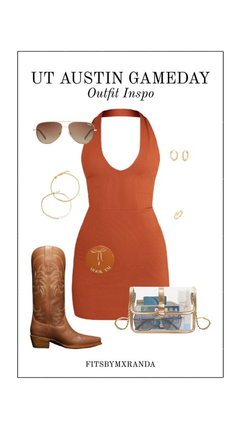 UT AUSTIN GAMEDAY OUTFIT | LTK IN BIO #outfitinspo #gamedayfit #gamedayoutfit #texas Texas Gameday Outfit, Ut Austin Game Day Outfit, Austin Texas Outfits, Texas Longhorns Outfits, Ut Game, Ut Football, Preppy Country, America Trip, College Gameday Outfits