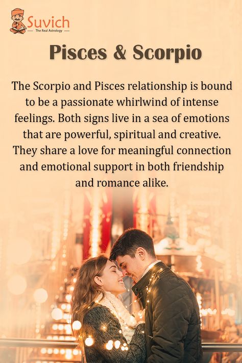 Relationship Between Pisces and Scorpio!!! @suvich_astro #suvich Scorpio Boyfriend And Pisces Girlfriend, Scorpio And Piceses Relationship, Pieces And Scorpio Relationship, Pisces Man Scorpio Woman, Scorpio And Pisces Conversations, Scorpio Man Pisces Woman, Pieces Scorpio, Pisces X Scorpio Couple, Scorpio Boyfriend