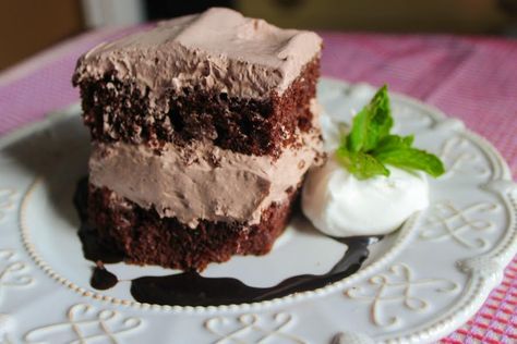 Three Musketeer Chocolate Cake #Christmas #holiday #cream-cheese #candy bar #chocolate #cake #3 musketeer #justapinchrecipes Candy Bar Cake, 3 Musketeers, Devils Food Cake Mix Recipe, Cake Mug, Three Musketeers, Cake Easy, Just A Pinch, A Piece Of Cake, Cake Mix Recipes