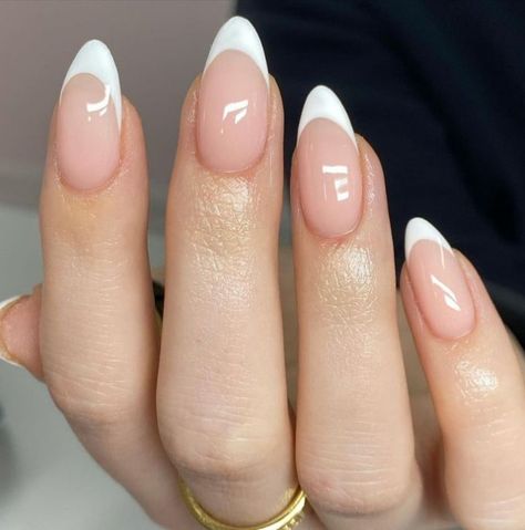 In conclusion, almond shaped French nail ideas are a classic and elegant way to elevate any manicure. The almond shape is flattering on all nail lengths and #frenchtipnail French Nail Ideas, Recipes Cookies, Green Nail Designs, Nude Nail Designs, Color Nails, French Nail, Almond Nails Designs, Blue Nail Designs, Nail Idea