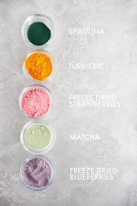 Colored Buttercream Frosting, Diy Food Coloring, Natural Food Dyes, Food Gifts For Men, Colored Frosting, Christmas Diy Food, Natural Food Dye, Lexi's Clean Kitchen, Diy Food Gifts