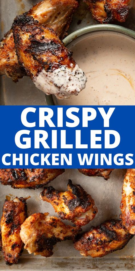 grilled chicken wing recipe Grilling Frozen Chicken, Wings Recipe Grilled, Crispy Grilled Chicken, How To Grill Chicken, Grilled Chicken Wings Recipe, Chicken Wing Seasoning, Chicken Wing Marinade, Frozen Chicken Wings, Chicken Wing Recipes Baked