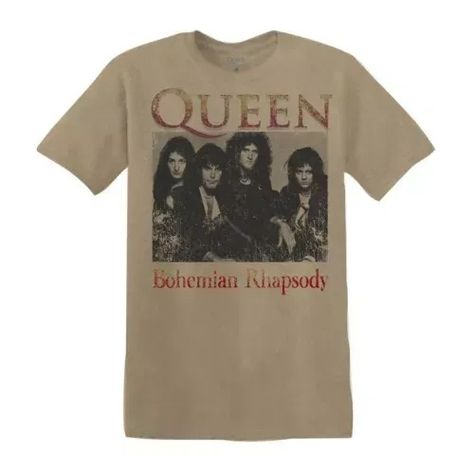 rs=w:500,h:500 (500×500) Queen Bohemian Rhapsody, Fantasy Queen, Queen Tshirt, British Rock, Rock Tees, Bohemian Rhapsody, Dyeing Process, Freddie Mercury, Crew Neck Shirt