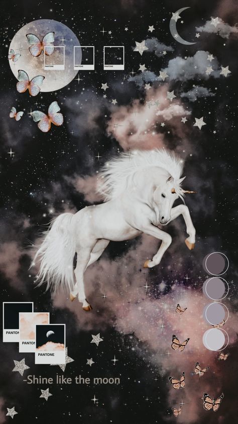 Unicorn Asthetic, Unicorn Phone Wallpaper, Unicorn Wallpaper Iphone, Unicorn Wallpaper Cute Rainbow, Unicorn Collage, Devil Wallpaper, Magical Watercolor, Unicorn Wallpaper Cute, Aesthetic Collages