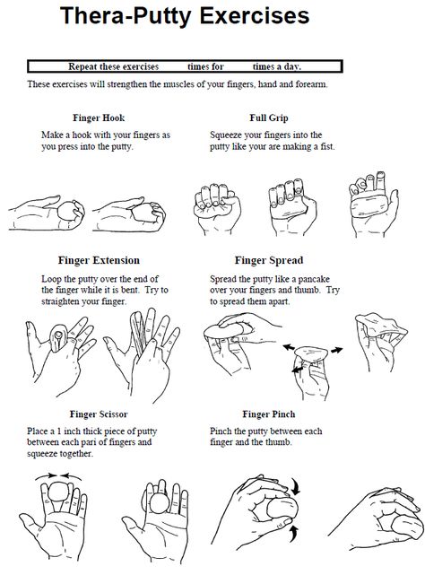 Theraputty Exercises, Hand Therapy Exercises, Hand Strengthening, Occupational Therapy Assistant, Occupational Therapy Activities, Pediatric Occupational Therapy, Hand Exercises, Hand Therapy, Occupational Therapist