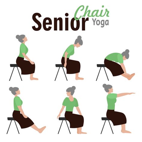 Senior Chair Yoga Exercises Chair Yoga Exercises For Seniors, Chair Yoga For Seniors Printable, Senior Chair Yoga, Chair Yoga Exercises, Exercises For Seniors, Yoga Routines, Pilates Workout Plan, Superhero Mask, Chair Pose Yoga