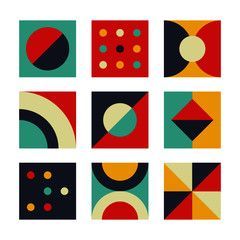 Geometric Shapes Design Graphics, Shape Design Art Pattern, Abstract Geometric Art Pattern Design Shape, Geometric Pattern Design Geometry Shape, New Arrival Banner, Geometrical Shapes Design, Elements Of Design Shape, Basic Shapes Design, Shapes Collage