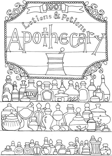 Witch Coloring Pages, Magia Das Ervas, Dover Publications, Book Of Shadow, Adult Colouring Pages, Free Adult Coloring Pages, Printable Adult Coloring Pages, Adult Coloring Book Pages, Halloween Coloring Pages