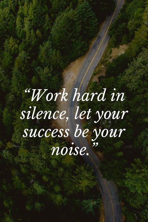 Work In Silence Quotes, Work In Silence, Silence Quotes, Work Hard In Silence, Best Motivational Quotes, Affirmation Quotes, Great Quotes, Law Of Attraction, Work Hard