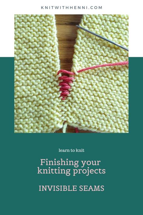 Blanket Stitch Knitting, Mattress Stitch Knitting, Knitting For Dummies, Lilac Cottage, Knitting Squares, Knitting Amigurumi, Garter Stitch Knitting, Knitting Hacks, Learn To Knit