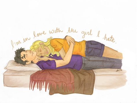 http://emmilinne.deviantart.com/ Percabeth Sleeping, Percabeth Kiss, Annabeth Fan Art, Annabeth Fanart, Percy And Annabeth Fan Art, Percy X Annabeth, Percabeth Fan Art, Percy Annabeth, Underwater Kiss