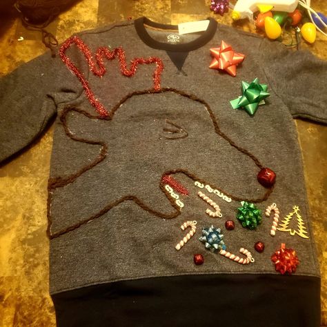 Ugly Sweater Boys Diy, Ugly Sweater Ideas For Kids Boys, Kids Ugly Christmas Sweater Ideas Boys, Kids Ugly Sweater Ideas, Diy Kids Ugly Christmas Sweater, Ugly Christmas Sweaters Diy Kids Boys, Kids Ugly Christmas Sweater, Ugly Christmas Sweater Diy, Christmas Sweater Diy