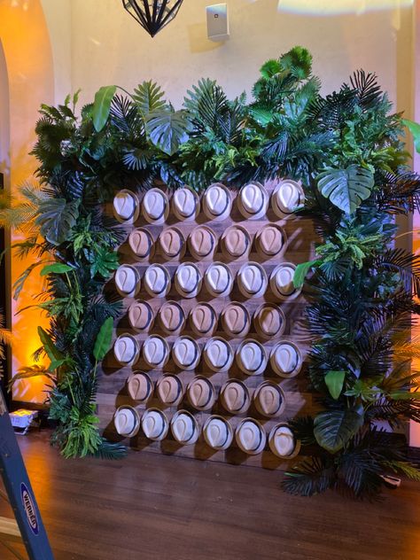 Copacabana Theme Party, Havana Nights Party Centerpieces, Tropical Party For Men, Cuban Nights Theme Party, Havana Nights Centerpieces, Havana Nights Party Decorations, Jimmy Buffet Party, Cuban Party Theme, Tropical Christmas Party