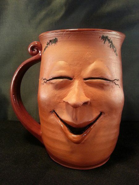 1000+ images about Clay - Face jugs/mugs/etc. on Pinterest | Face ... Polish Pottery Patterns, Face Jugs, Clay Faces, Clay Mugs, Face Mug, Pottery Cups, Pottery Mug, Ceramics Projects, Smiling Face