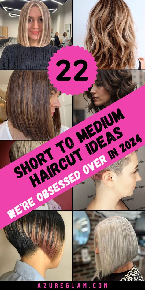 Get ready to make an indelible mark in 2024 with our tantalizing selection of short to medium haircut ideas. Whether you possess a round face or have a penchant for experimental layers, our collection provides an expansive array of options. With bangs that accentuate your unique features and haircuts meticulously tailored to mirror your personality, you'll be primed to greet the new year with renewed charm and an exquisitely contemporary style. Trendy Womens Haircuts 2024, Medium Haircuts For Fine Hair, Trendy Womens Haircuts, Short To Medium Haircuts, Medium Straight Haircut, Pageboy Haircut, Medium Haircuts With Bangs, Curly And Straight Hair, Medium Haircut