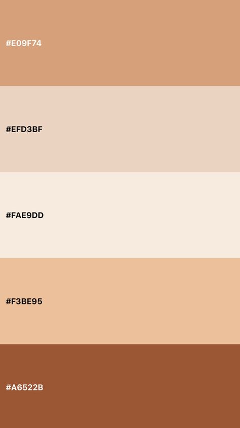 Paint Shades Colour Palettes, Light Brown Pallete Color, Nude Color Palette, Beige Color Palette, Pantone Colour Palettes, Color Design Inspiration, Hex Color Palette, Stunning Hairstyles, Color Schemes Colour Palettes