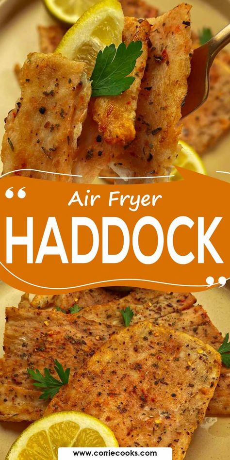 Fish Recipes Haddock, Air Fryer Fish Recipes Haddock, Air Fry Haddock, Air Fryer Haddock Recipes Healthy, Haddock Filets Recipes, Air Fry Haddock Recipes, Air Fryer Fish Fillets Recipe, Haddock In Air Fryer Recipe, Air Fried Haddock