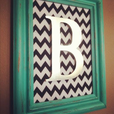 DIY: find a cute frame or paint an old one, add some cool scrapbook paper, and a simple letter or small word for pretty and customized wall art! Do It Yourself Quotes, Frame Scrapbook, Diy Girls, The Letter B, Paper Diy, Wall Bedroom, Monogram Frame, Ying Yang, Mod Podge