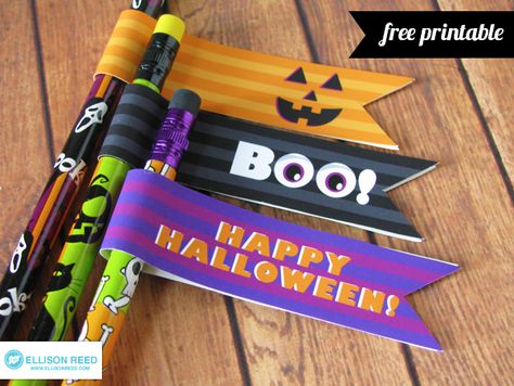 These fun and free Halloween printables can be used in so many ways! Add them to candy, straws, party favors or even use them as cupcake toppers! Halloween Pencil Toppers, Pumpkin Poop Free Printable Bag Toppers, Halloween Candy Bar Wrappers Free Printable, Halloween Treat Bag Toppers Printable, Free Halloween Candy Bar Wrapper Printables, Halloween Straws, Halloween Class Party, Halloween Potion Bottles, Halloween Potions