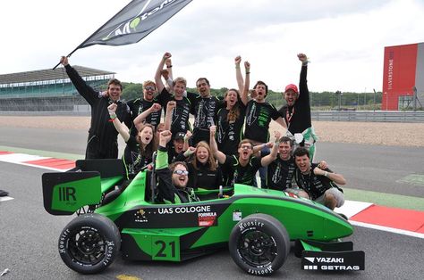 Formula Student UK 2015 — at Silverstone. Formula Student Design, Formula Student, Student Car, Future Vision, Sand Rail, Go Carts, Speed Racer, Kart Racing, Cad Design