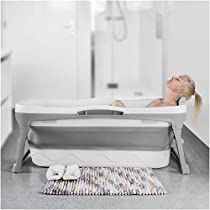 Check this out! Pop Up Bathtub, Folding Bathtub, Portable Bathtub, Bath Tray, Ice Baths, Have A Shower, Relaxing Bath, Ceiling Fan In Kitchen, Shower Stall