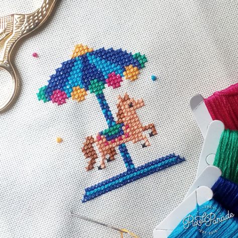 Free Charts – The Pixel Parade Nursery Colourful, Unicorn Cross Stitch Pattern, Idee Babyshower, Free Cross Stitch Charts, Nursery Cross Stitch, Tiny Cross Stitch, Baby Cross Stitch Patterns, Small Cross Stitch, Pola Kristik