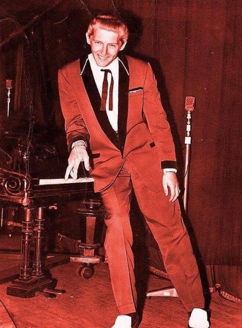 JERRY LEE LEWIS died on 10/28/22 at 87 years old from pneumonia. The last of the rock and roll pioneers he played piano with a fury and fire never seen before.His biggest hit 'Great Balls Of Fire' was also a hit bio film starring Dennis Quaid and Wynonna Ryder. Other hits were 'Breathless', 'Whole Lotta Shaking Going On' and 'Crazy Arms'.The most controversial of all the 1950s rock 'n' roll pioneers, his career was stalled when he married his 13 year old cousin . Great Balls Of Fire, 1950s Rock And Roll, Steve Allen, Ritchie Valens, Jerry Lee Lewis, Jerry Lee, Teddy Boys, Country Blue, Rock N’roll