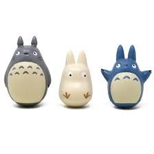 Studio Ghibli ensky my neighbor totoro totoro tilting figure collection gray blue white Totoro Diy, White Totoro, Diy Father's Day Crafts, My Neighbour Totoro, Paint Brush Holders, Clay Keychain, Diy Air Dry Clay, Blue Clay, Neighbor Totoro