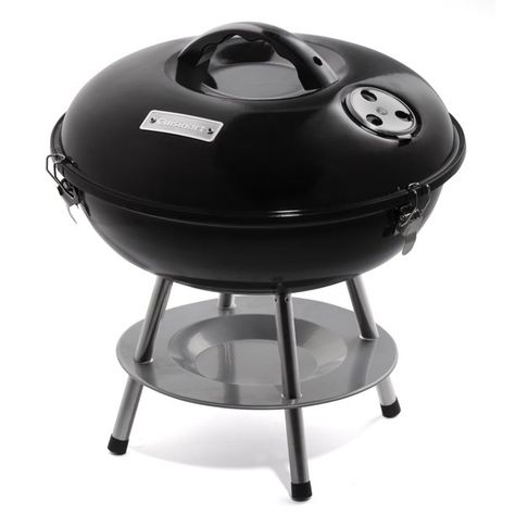 Cuisinart Portable Charcoal Grill - Walmart.com Outdoor Grill Accessories, Barbecue Portable, Portable Charcoal Grill, Barbecue Design, Kettle Grills, Portable Barbecue, Portable Grill, Charcoal Bbq, Grill Grates