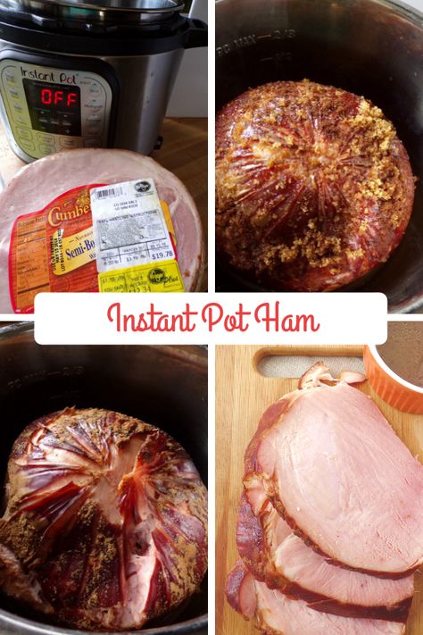 Ham In Instant Pot, Instant Pot Ham Recipe, Instant Pot Ham, Honey Baked Ham Recipe, Ham Recipes Baked, Spiral Sliced Ham, Instant Pot Recipes Vegetarian, Honey Glazed Ham, Honey Baked