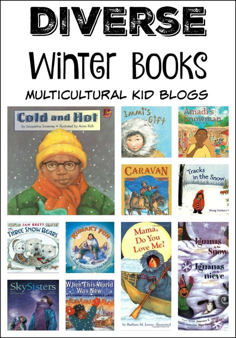 January Themes, Celebrating Diversity, Snow Activities, Diverse Books, Winter Books, Winter Preschool, Speech Activities, Mentor Texts, Preschool Books