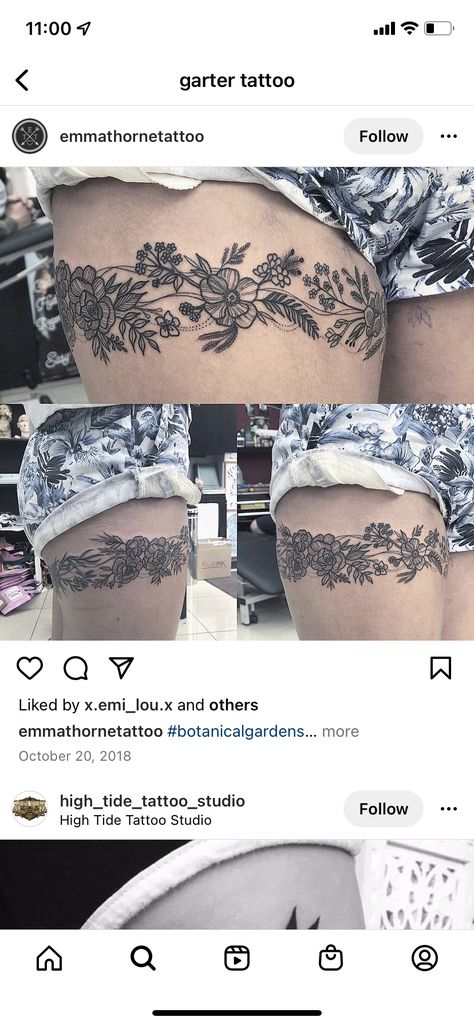 Garter Tattoo, Lamp Shade, Daisy, Tattoos, Home Decor, Home Décor