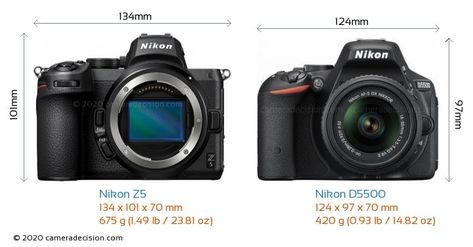 Read our detailed comparison of the Nikon Z5 vs Nikon D5500 to find out their strengths and weaknesses, and decide which one to choose. Nikon Z5, Nikon D5500, Nikon D5600, Strengths And Weaknesses, Camera Nikon, Mirrorless Camera, Sports Photography, Focal Length, Shutter Speed