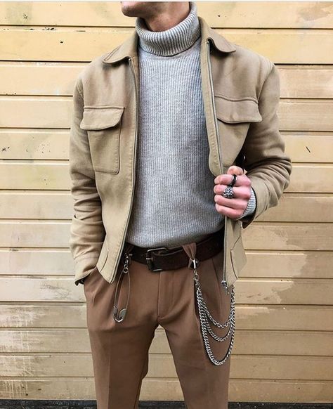 Casual Outfits Street Style, Fashion Casual Outfits, Brown Dress Pants, Streetwear Mode, Casual Chique, Mens Fashion Streetwear, Winter Outfits Men, Mens Fashion Casual Outfits, Stylish Mens Outfits