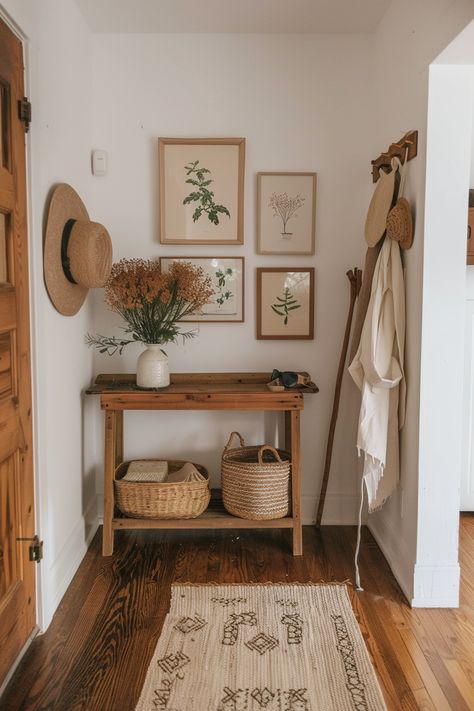 Entryway Nook Ideas, Cottagecore Interior Design, Hall Deco, Cottagecore Chic, Nook Inspiration, Library Nook, Cottagecore Interior, Cottagecore Nursery, Cottagecore House