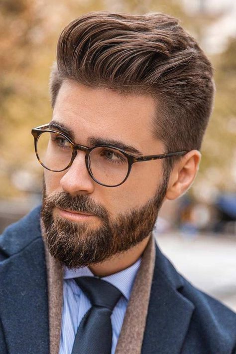 Medium Beard Styles, Beard Styles Bald, Beard Styles Shape, Man With Glasses, Hipster Haircut, Mens Hairstyles With Beard, Beard Styles Short, Hipster Hairstyles, Best Beard Styles