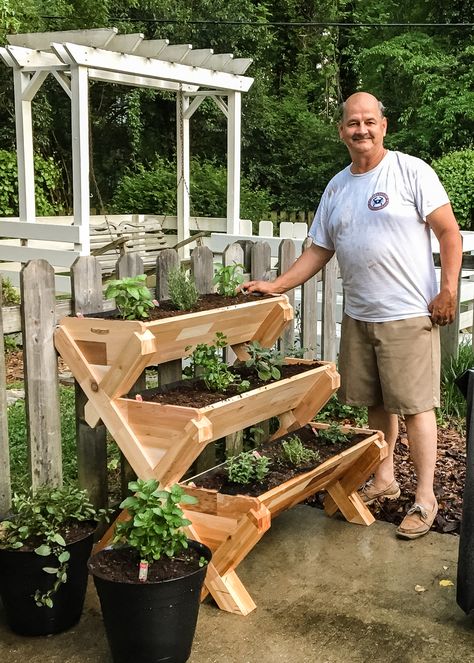 Spoon Garden Markers, Wooden Flower Boxes, Gardening Indoors, Wooden Planter, Diy Raised Garden, Indoor Herb Garden, Veg Garden, Garden Markers, Herbs Indoors