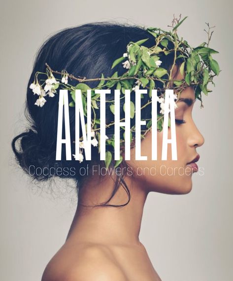 Antheia Aesthetic || Goddess of Flowers and Gardens Antheia Aesthetic, Antheia Goddess, Achlys Goddess Aesthetic, Gaia Goddess Aesthetic, Floral Goddess, Godesses Name, Flora Goddess Aesthetic, Flower Goddess, Earth Goddess Aesthetic