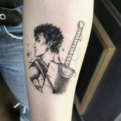 Guts Tattoo, Berserk Tattoos, Tattoos Torso, Guts Manga, Berserker Tattoo, Scratch Tattoo, Berserk Tattoo, Guts Berserk, Gamer Tattoos