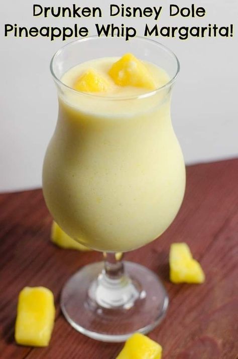 Drunken Disney Dole Pineapple Whip... - Incredible Recipes | Facebook Dole Pineapple Whip, Cocktails Tequila, Pineapple Whip, Disney Drinks, Dole Pineapple, Pineapple Drinks, Boozy Drinks, Dole Whip, Jello Shots