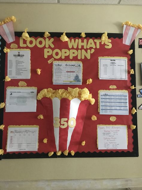 What’s Poppin Bulletin Board, Whats Poppin Bulletin Board, Hospital Staff Bulletin Board Ideas, Bulletin Board Ideas For Clubs, Resident Of The Month Ideas, Community Board Ideas Offices, Assisted Living Bulletin Board Ideas, Info Board Ideas, Recognition Bulletin Board